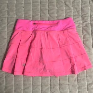 LULULEMON Pace Rival Skirt Zing Pink